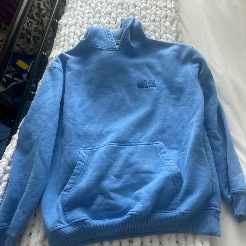 Blue Hoodie Sweater